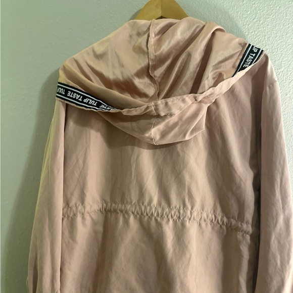 SHEIN Light Pink Utility Jacket with Hood - Picture 8 of 10